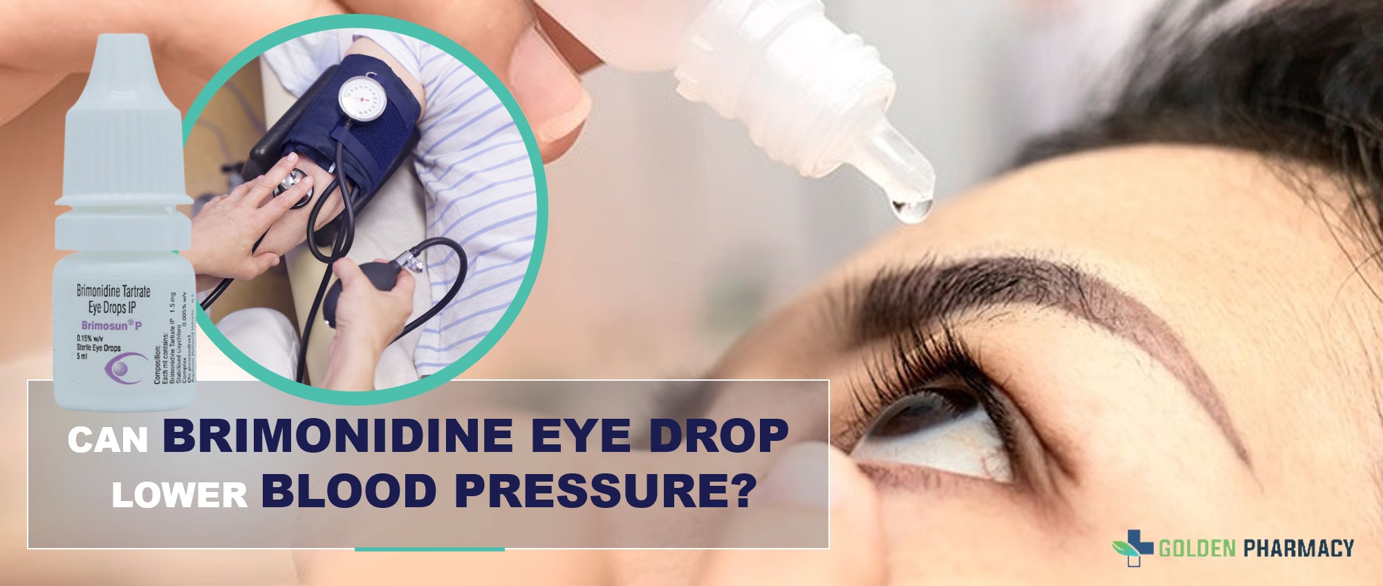 Can Brimonidine eye drop lower blood pressure?